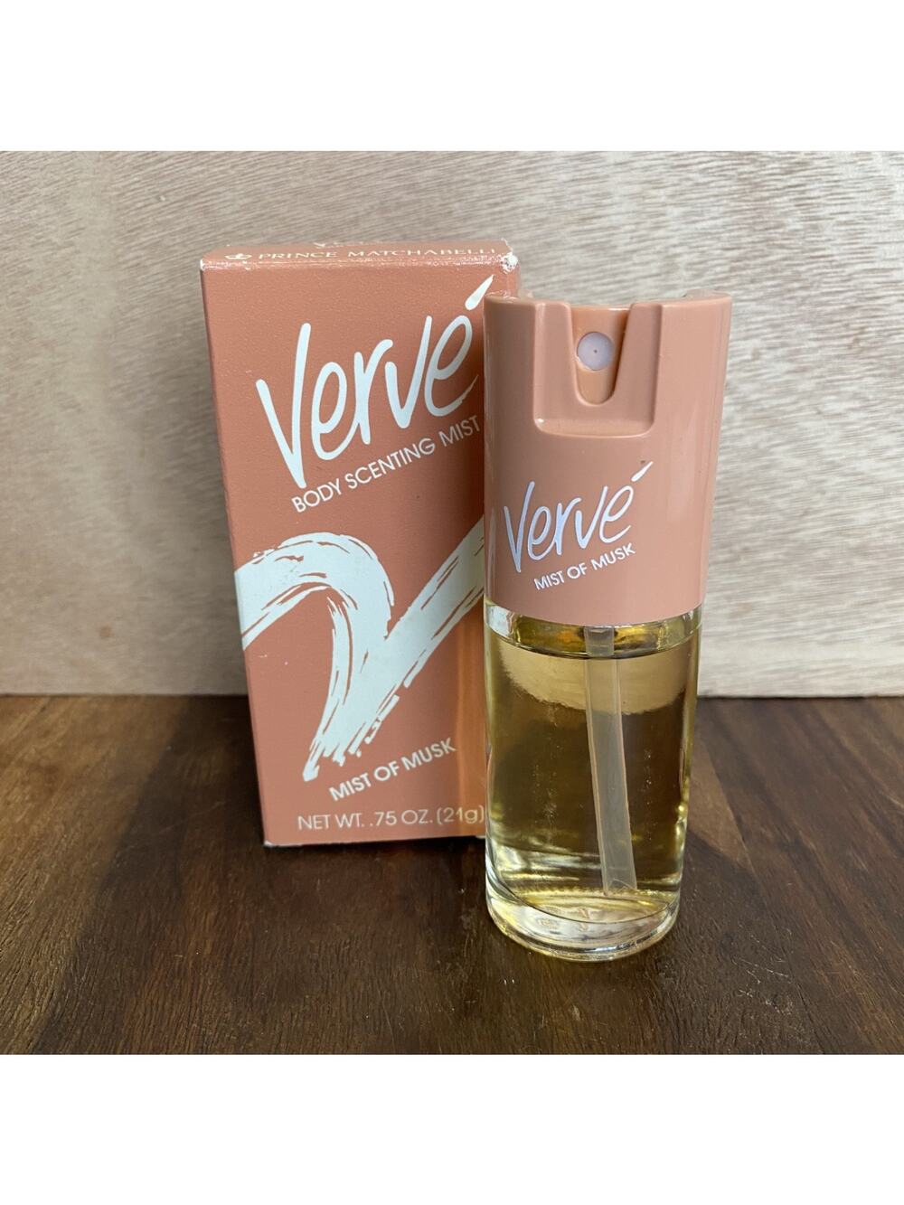 Verve Body Scenting Mist Of Musk Spray Perfume .75 oz Prince Matchabelli Vintage